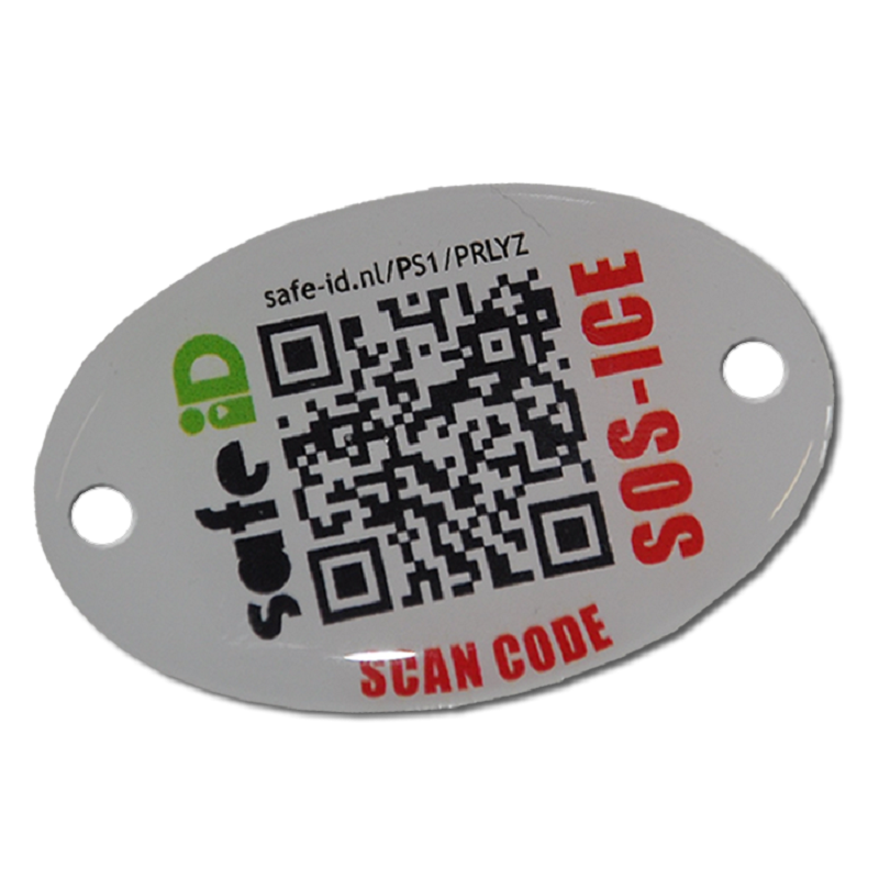 Safe Id Shoe Tag Jan Van Der Hoorn Schaatssport